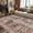 Rust Red, variant on SARAG 4'x6' Living Room Rug, Brown Washable Carpets, Indoor Area Rug for Bedroom Dining Room Office Non-Slip Carpet