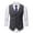 Black, variant on APEXFWDT Men's Casual Business Vests Lightweight Waistcoat Slim Fit Suit Vest Patchwork Formal Dress Waistcoat Vest with Pockets