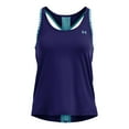 thumbnail image 4 of Under Armour Women's Standard Knockout Tank Top, (468) Sonar Blue/White/Glacier Blue, XX-Large, 4 of 6