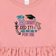 thumbnail image 4 of Inktastic My Mommy Did It and She Did It for Me with Graduation Cap Girls Baby Dress, 4 of 5