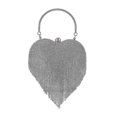 thumbnail image 1 of Bolso de cena con borlas de diamantes de imitación para mujer, 1 of 4