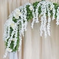 thumbnail image 6 of Efavormart 7.5ft Decorative Metal Wedding Arch - White - 55"Wx90"H, 6 of 10
