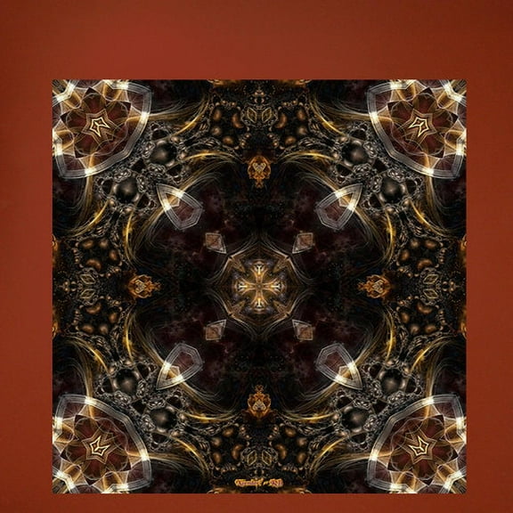 Wallhogs Xzendor7 Arc Cross of Gold Wall Mural