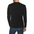 thumbnail image 2 of Oversized Statue of Liberty Skyline Graphic Long Sleeve Crewneck Tee - Black XL, 2 of 4