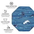 thumbnail image 4 of Bingfone Vintage Sharks On White Blue Striped Leather Drinks Coasters With Set Of 6,Suitable For Home Kitchen,Coffee Cup Coasters Home Gift, 4 of 9