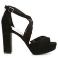 thumbnail image 2 of Sophie17 Womens Vanessa Platform Sandal Shoes, Black, US 7.5, 2 of 7