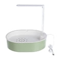 thumbnail image 2 of Automatic Parakeet Bird Bath for Cage Large Parrot Shower Bath with Adjustable Water Flow Bird Shower Fountain Indoor Bathtub Stainless Perch Bird Cage Accessory for Birds Cockatiel Conure Budgie, 2 of 6