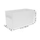 thumbnail image 3 of Caja de almacenamiento multiusos para cocina, de plástico, apilable, organizador de artículos diversos (blanco), 3 of 7