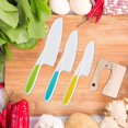 thumbnail image 2 of LAICAIW 8PCS Wooden Kids Kitchen Knife Kit Include Wood Kids Safe Knives for Real Cooking Plastic Potato Slicers Cooking Knives Serrated Edges Toddler Knife Kids Plastic Knives for Kitchen Children, 2 of 7