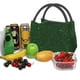 thumbnail image 3 of Fotbe Emerald Green Sparkling Bolsa Térmica Portátil con Estampado, Bolsa de Entrega de Alimentos Aislada, Bolsa Reutilizable de Gran Capacidad para Comidas y Supermercado, 3 of 6