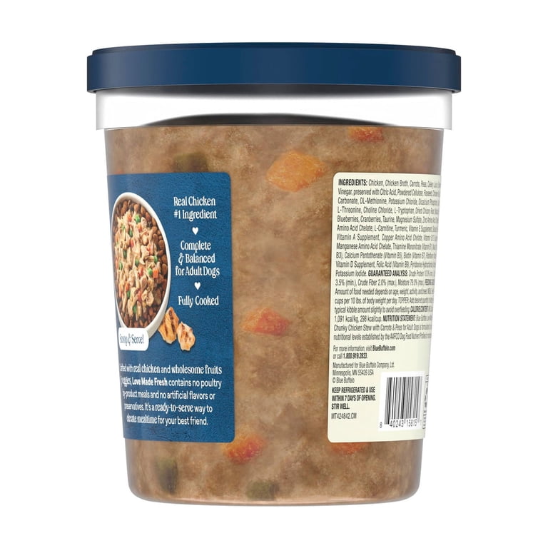 Blue Buffalo Love Made Fresh Refrigerated Adult Fresh Dog Food