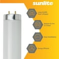 thumbnail image 3 of Sunlite 30032 F40T12/DX 4-Foot T12 Dulux Straight Tube Fluorescent Lamp, 40 Watts, 2550 Lumens, 6500K Daylight, 90 CRI, Medium Bi-Pin G13 Base, ROHS Compliant, 30 Count, 3 of 4