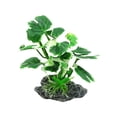 thumbnail image 5 of Huanledash Fake Water Grass Vivid Colorfast High Simulation Large Leaves Underwater Landscape Decor Plastic Fish Tank Water Plant Ornament Aquarium Decoration, 5 of 8
