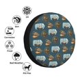 thumbnail image 4 of Susaid Miniature Ship In Bottle Print Tire Covers,Waterproof Anti-UV Snow Sun Rain Tire Covers for RV,Truck, SUV, Trailer, Camper-17 inch, 4 of 6