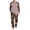 Khaki, variant on Men's Halloween Pajama Set Ghost Pumpkin Print Long Sleeve Tops Matching Cozy Sleeppants Nighty Set Cute Funny Costumes