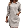 thumbnail image 1 of Timegard Hoodies for Women Sweatshirt Button Long Sleeve Slim Pullover Fall Comfy Long Tops with Pocket, 1 of 7