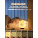 thumbnail image 3 of Biscuit Lamp, Rechargeable Small Lamp Desk Decor with Smile Face Cute Biscuit Shape Room Decor Night Light for Bedroom, Bedside, Living Room, Dining, Desk Decorations, Gift, 3 of 5