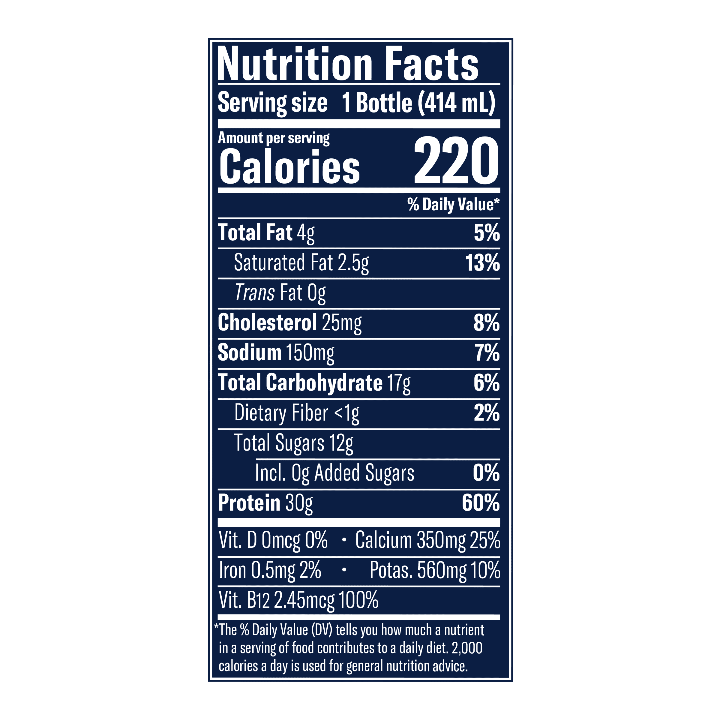 Chobani 30G Protein Low-Fat Greek Yogurt Drink Mango 14 fl oz Bottle