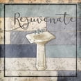 thumbnail image 3 of Grey, Jace 12x12 Black Modern Framed Museum Art Print Titled - Rejuvenating Wooden Bath, 3 of 5