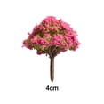 thumbnail image 3 of 10Pcs 1:100 4cm Plasticartificial Miniature Flower Tree Scenery Railroad Decoration Building Landscape Model Accessories, 3 of 7