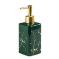 thumbnail image 1 of botella dispensadora de jabón de jabón de cerámica Organizador Patrón de mármol Bomba Decorativo Reutilizable de loción de jabón líquido para cocina, 1 of 7