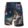 thumbnail image 4 of Fotbe Artistic Starry Sky Moon Book Trajes de Baño Estampados para Hombre, Shorts de Verano de Secado Rápido, Ropa de Playa, Bañadores-XX-Large, 4 of 6