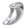 thumbnail image 4 of Stainless Steel Dish Moon Shape Fruits Dish Multi-functional Kitchen Plate, 4 of 8