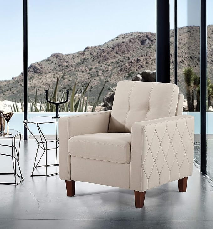 US Pride Furniture Tufted Accent Armchair