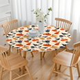 thumbnail image 3 of Halloween Pumpkin Spider Bat Pattern Round Fitted Tablecloth with Elastic Edge,Dining Table Cover Waterproof,Outdoor Round Tablecloth for Camping,Dining,Indoor and Outdoor, 3 of 7