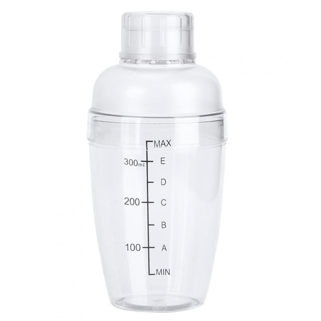 Coctelera para PC con escala, tetera para leche, jugos, vino, vaso de plástico para el hogar, bar, tienda, 350 ml