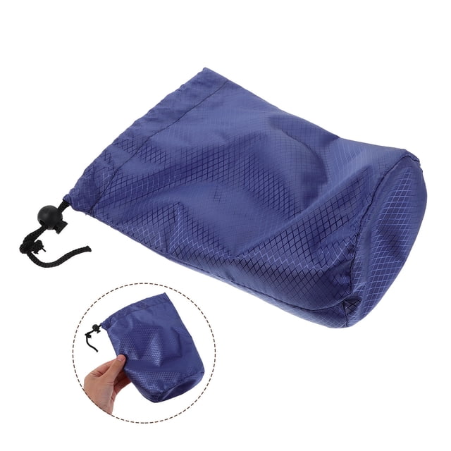unbranded Bolsa Organizadora De Ropa Con Cordón En Nylon Azul Para Viaje Y Compresión De Prendas