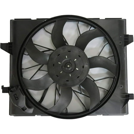 New Radiator Condenser Fan Assembly Compatible with 2017-2022 Jeep Grand Cherokee Trailhawk Summit Reserve Overland SRT 5.7L 6.4L 52014787AB CH3115187 V6 V8