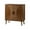 Stripes, variant on VENTOPYR Sideboard Buffet Walnut Storage Cabinet with Adjustable Shelves, 2 Doors