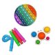 thumbnail image 1 of Juguetes sensoriales, juguetes Push Pop Pop Fidget, placa de presión de tubo telescópico???Combinación 1??‰ XianweiShao 1327534398830, 1 of 1