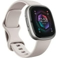 thumbnail image 1 of Restored Fitbit FB521SRWT-US Sense 2 Advanced Health and Fitness Smartwatch - Lunar White/Platinum Aluminum (Refurbished), 1 of 4