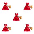 thumbnail image 2 of Wosthever Candy Drawstring Bag Vacaciones Boda Fiesta de cumpleaños Chocolates Favores Regalos Paquete Bolsa para niños Niños Rojo Type2 NO2, 2 of 6