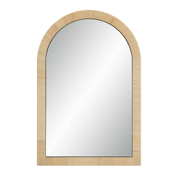 Renwil Tally 36" Tall Arch Rectangular Mirror, Natural