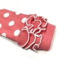 thumbnail image 2 of Wrapables® Baby Polka Dot and Solid Color Leg Warmers O/S Pink and White Ruffles, 2 of 2