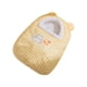 thumbnail image 2 of Cápsula Cerrada Bolsa de Dormir Cama para Mascotas para Gatos y Perros Pequeños, Nido de Invierno Plegable de Tela Suave con Cojín, Diseño Cálido para Interiores, 45x35cm Amarillo, 2 of 6