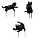 thumbnail image 1 of Estacas de estatua de gato,decoración de jardín decoraciones de jardín Animal Stakes,Estacas de metal para jardín de gatos,para asustar gatos,Estaca de silueta de gato negro para jardín de, 1 of 9