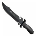 thumbnail image 1 of Cuchillo Tipo Rambo Campismo Militar Táctico Monte Negro, 1 of 1