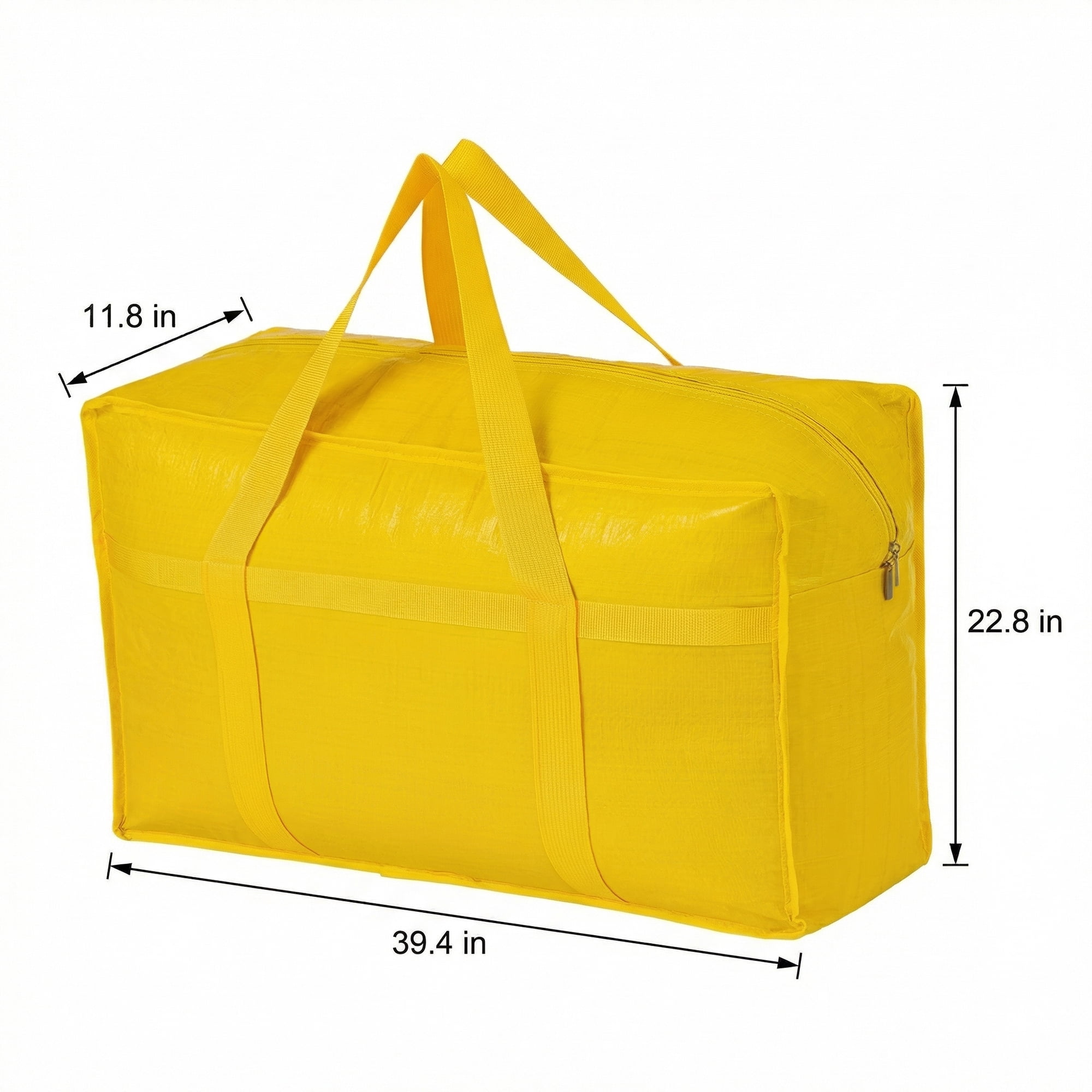 Unique Bargains Clothes Storage Bags for Organizing Clothing Yellow 39.4"x11.8"x22.8"