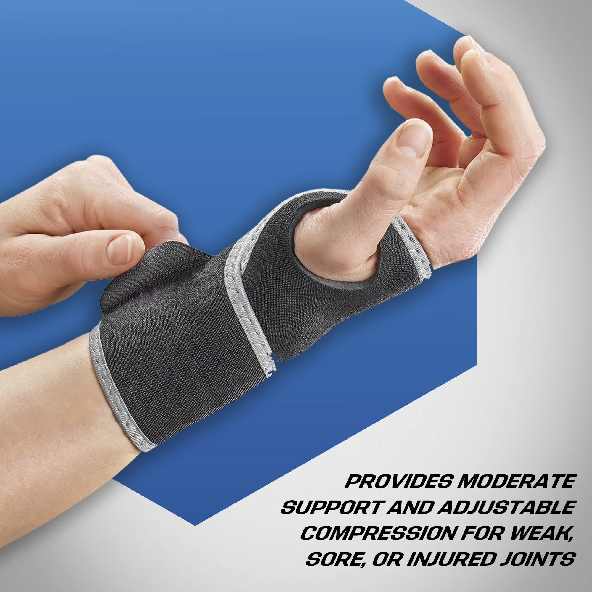 ACE Brand Adjustable Wrist Support Brace, Black photo 7