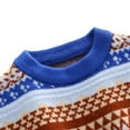 thumbnail image 3 of Autumn Winter Baby Kids Boys Vintage Plaid Sweatshirt Long Sleeve Boy Child Knitted Sweater Pullovers Clothes, 3 of 6