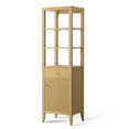 thumbnail image 3 of Vanity Art 21" Freestanding Linen Cabinet with Soft Close Door and Drawer, 3 of 6