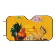thumbnail image 7 of Balery The Chicken Family Print Car Windshield Sun Shade,Windshield Sunshade for Car Pickup Truck SUV Accessories-Medium, 7 of 7