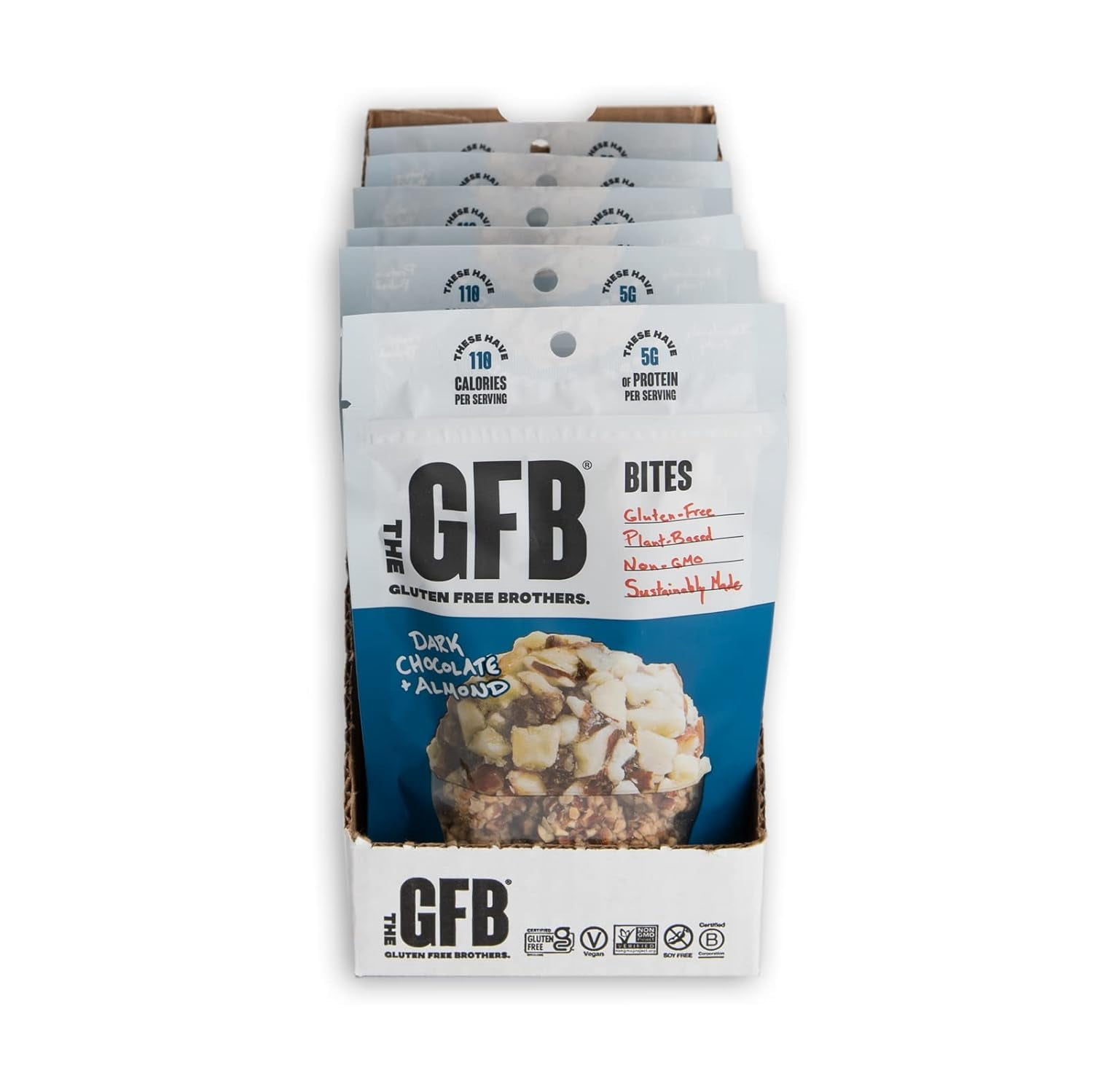 The Gluten Free Brothers - Dark Chocolate Almond Bites