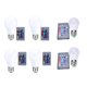 thumbnail image 4 of de lámpara LED RGB 6xSmart Con telemando Lámpara De Lámpara Reguble 3W / 5W / 10W Gloria Lámpara de bombilla LED RGB, 4 of 6