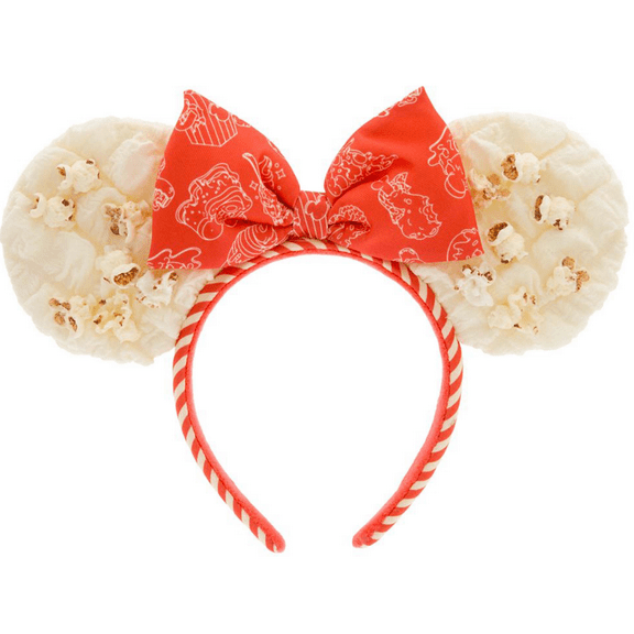 Disney Parks Minnie Mouse Ear Headband - Popcorn New With Tag