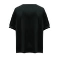thumbnail image 5 of Cooling Shirts for Women Kelon Women's Short Sleeve Shirts Crew Neck Sequin Tops Going Out Clothes Outfits 2026 Fashion Clothes Vacation Outfits, S, 5 of 7